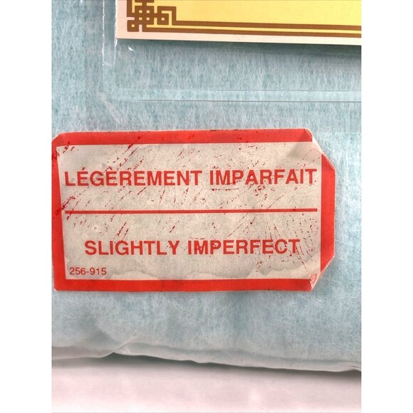 Vintage Bunny Esmond Dreamweaver Acrylic Baby Security Blanket Blue Satin Edge - Picture 5 of 11